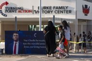 Turning Point USA Founder Charlie Kirk Mourned After Killing - Source: Getty